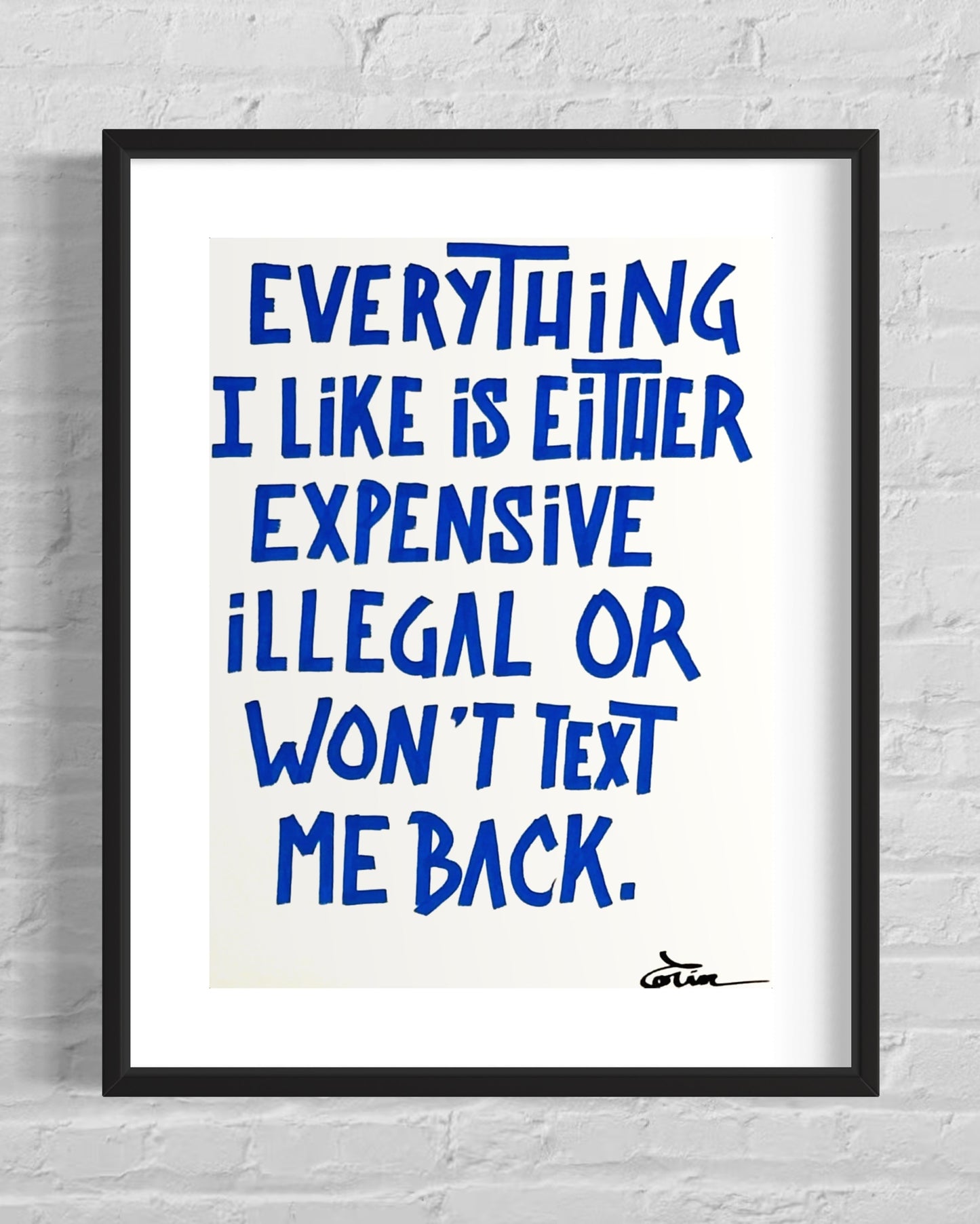 EVERYTHING I LIKE IS EITHER...