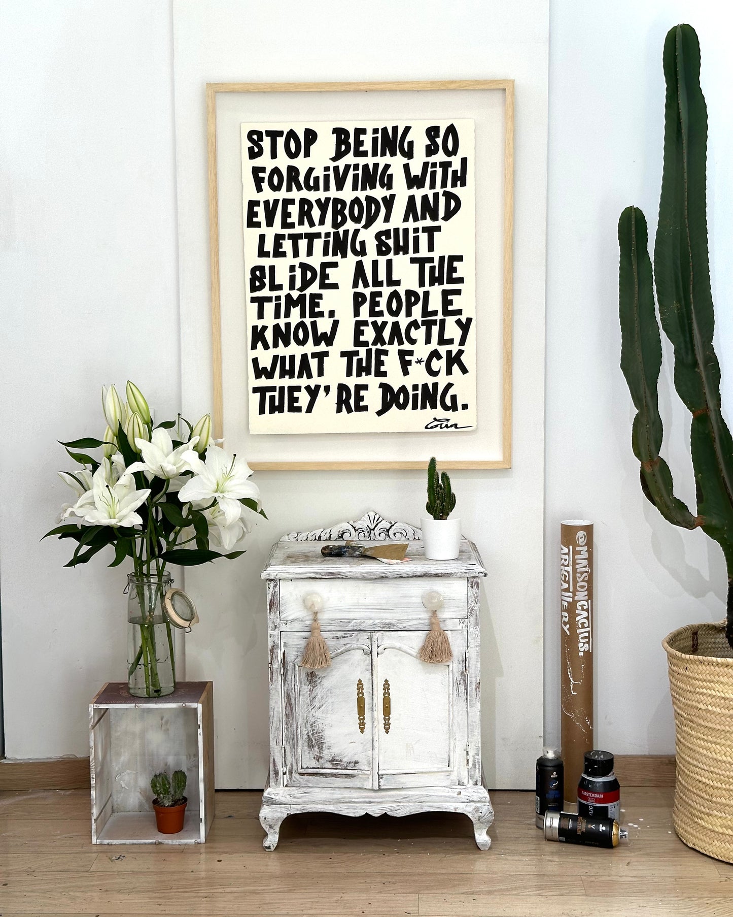 STOP BEING SO FORGIVING WITH...