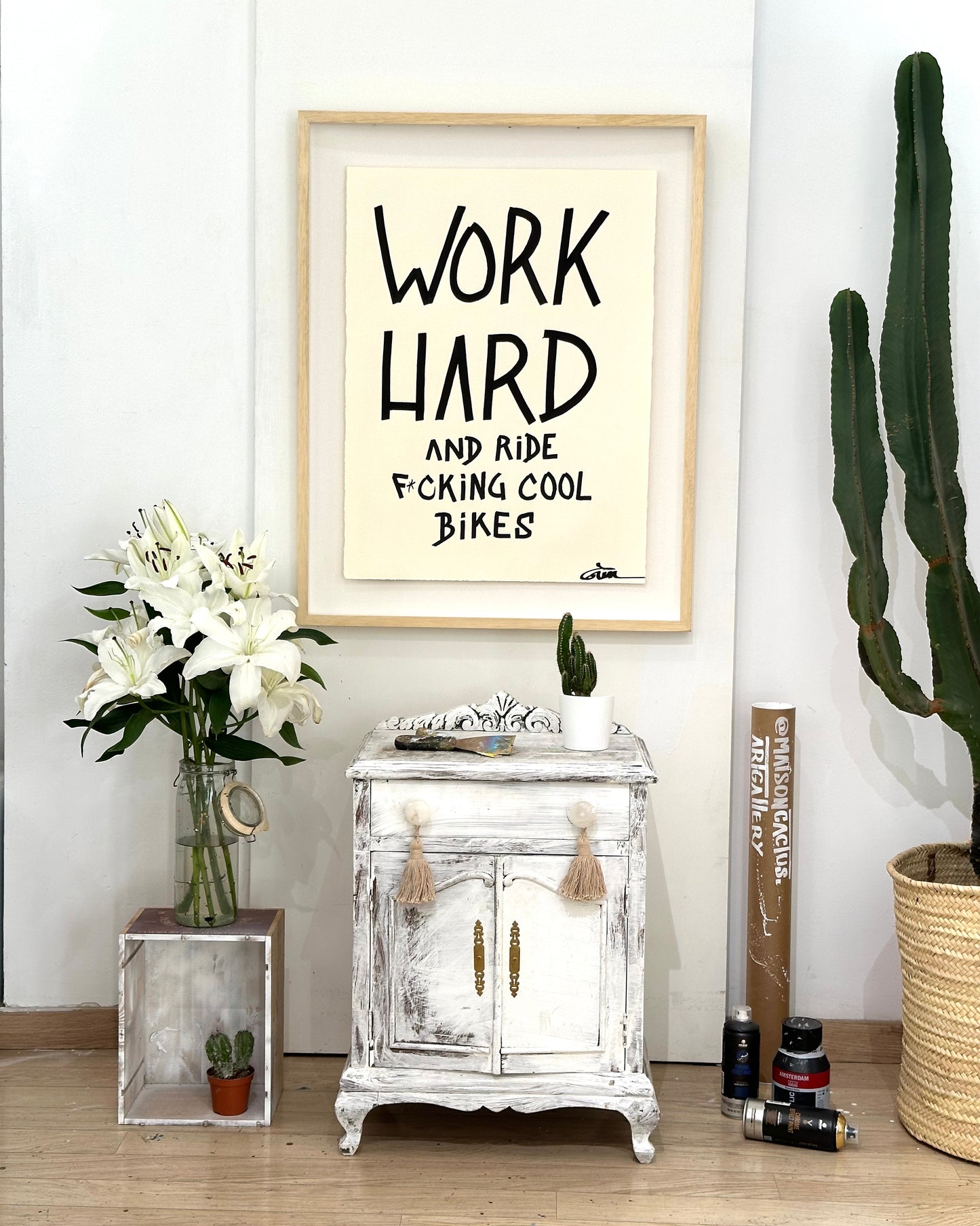 WORK HARD AND RIDE F*CKING COOL BIKES