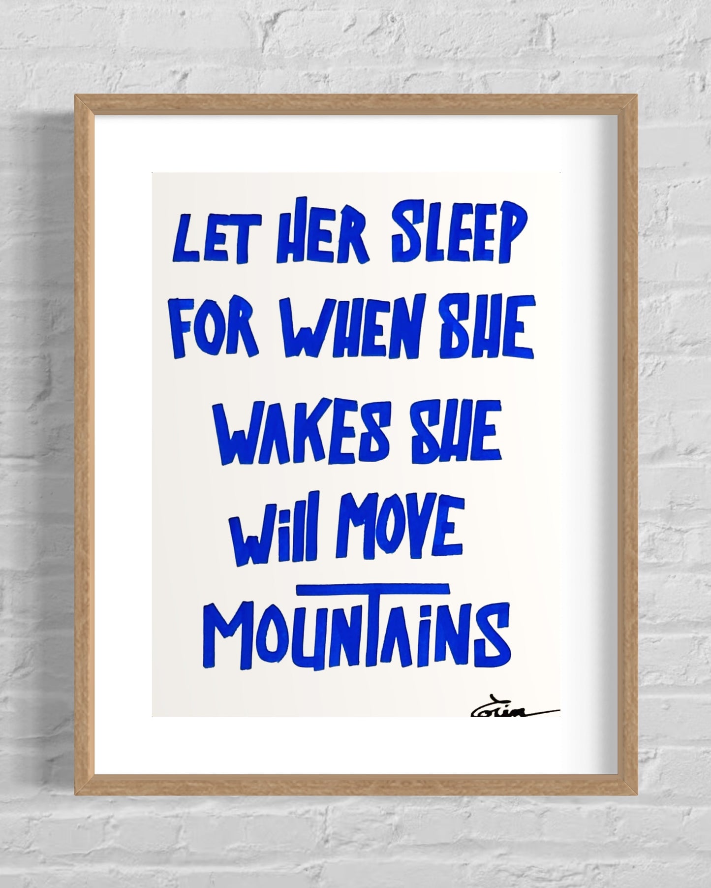 LET HER SLEEP FOR WHEN SHE WAKES...