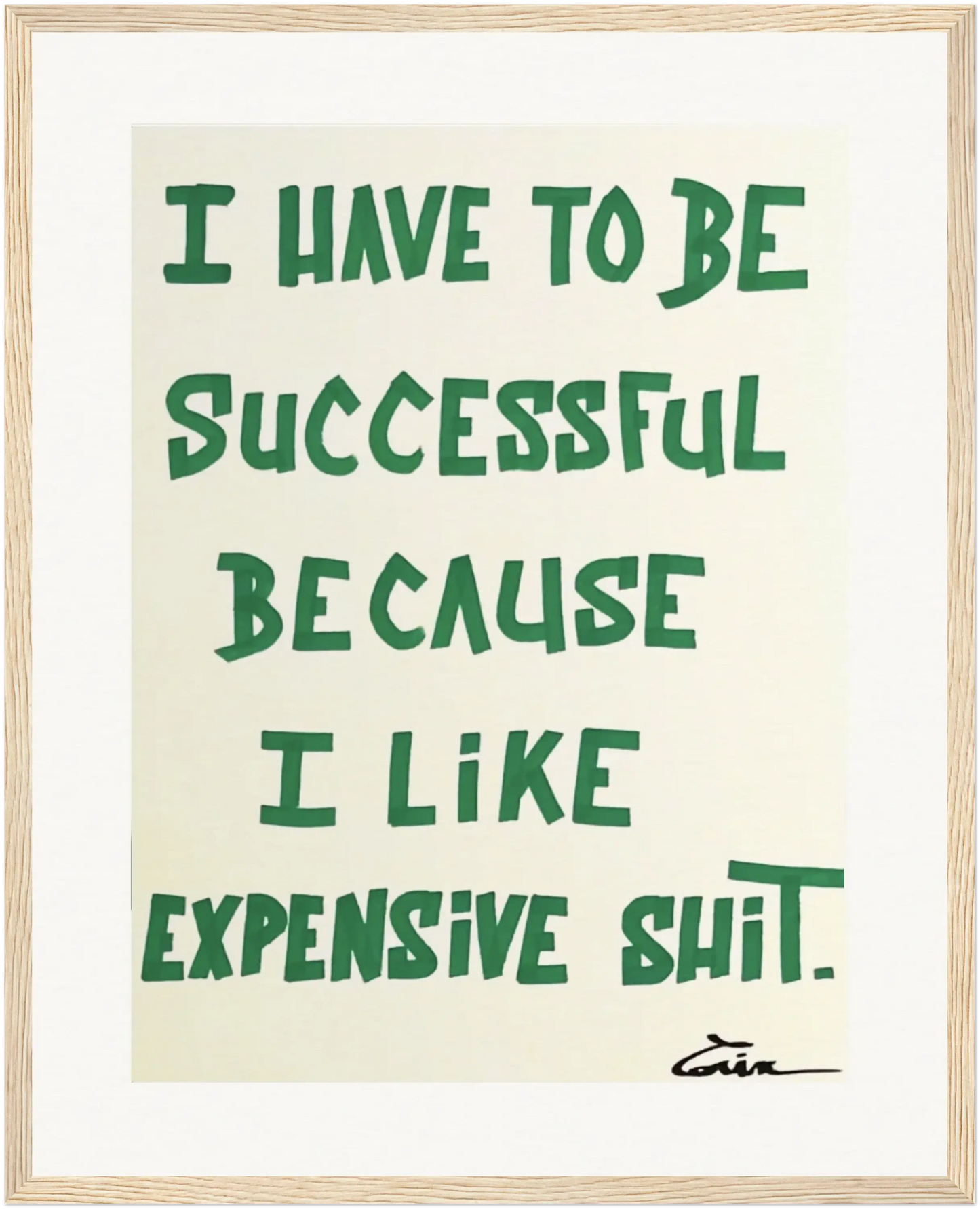 I HAVE TO BE SUCCESSFUL....