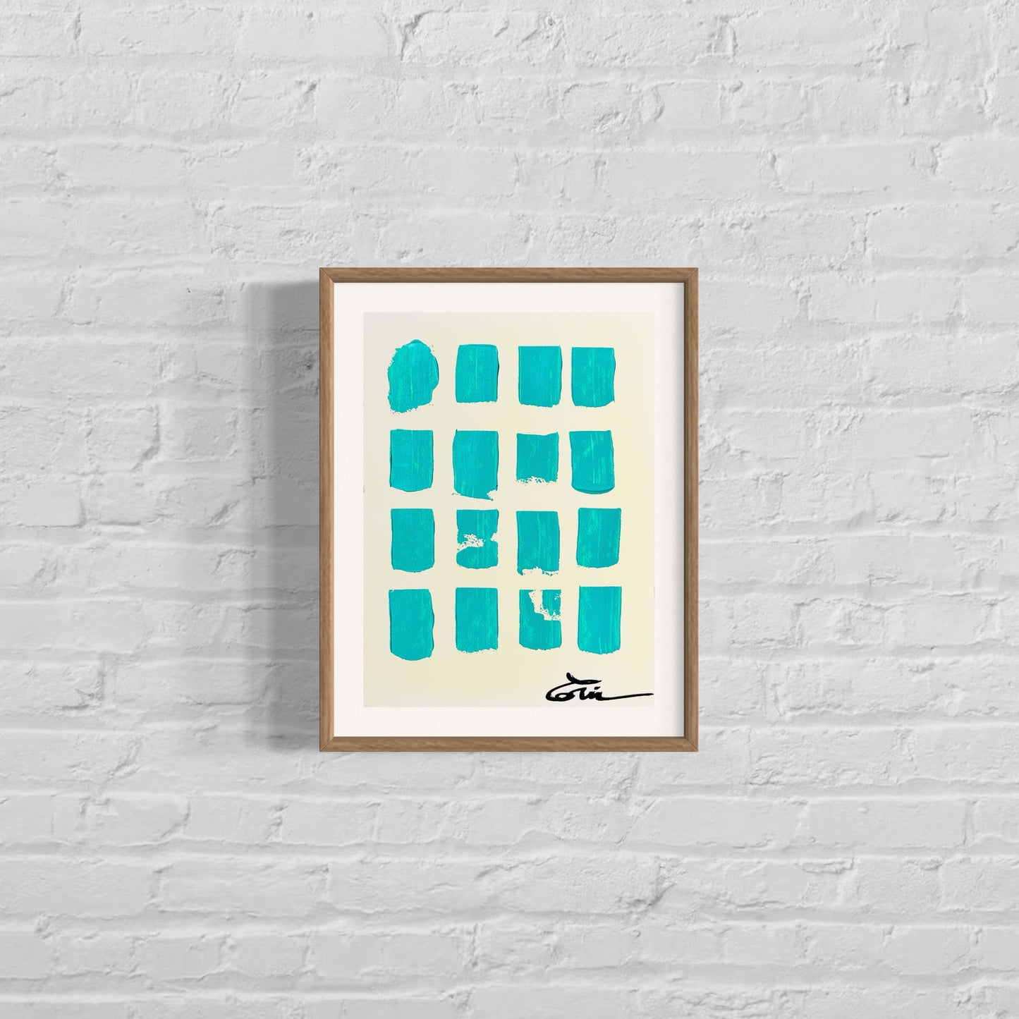 TURQUOISE - SMALL BARCELONA  BLOCK