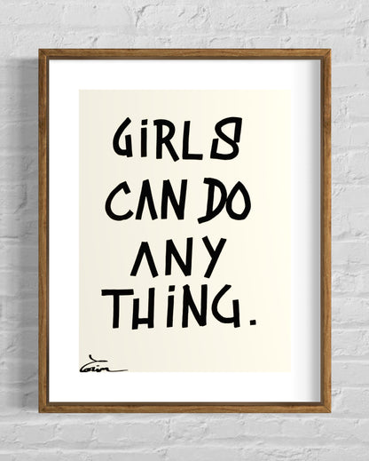 GIRLS CAN DO ANYTHING